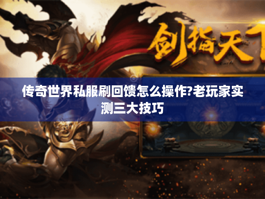 传奇世界私服刷回馈怎么操作?老玩家实测三大技巧