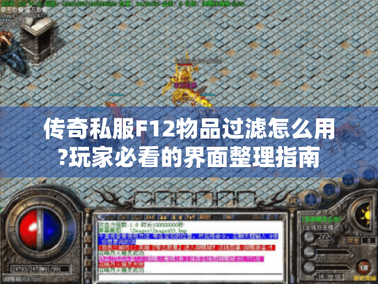 传奇私服F12物品过滤怎么用?玩家必看的界面整理指南 传奇私服F12物品过滤怎么用?玩家必看的界面整理指南