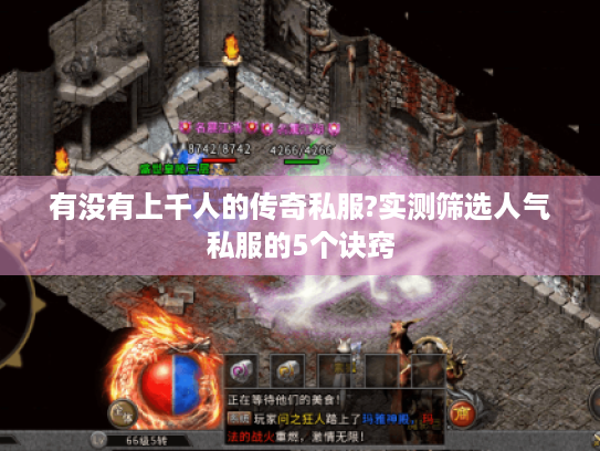 有没有上千人的传奇私服?实测筛选人气私服的5个诀窍 有没有上千人的传奇私服?实测筛选人气私服的5个诀窍