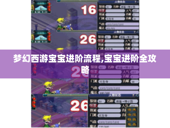 梦幻西游宝宝进阶流程,宝宝进阶全攻略