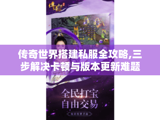 传奇世界搭建私服全攻略,三步解决卡顿与版本更新难题