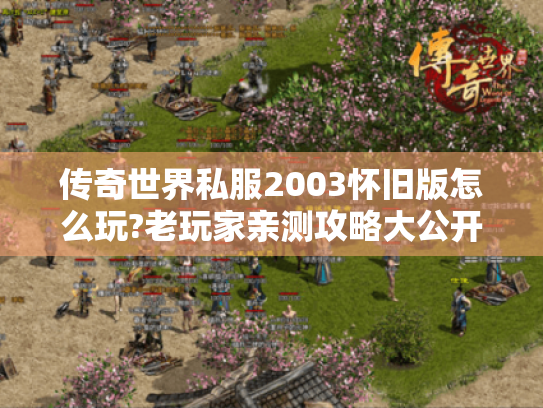传奇世界私服2003怀旧版怎么玩?老玩家亲测攻略大公开