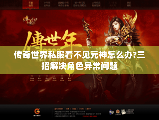 传奇世界私服看不见元神怎么办?三招解决角色异常问题