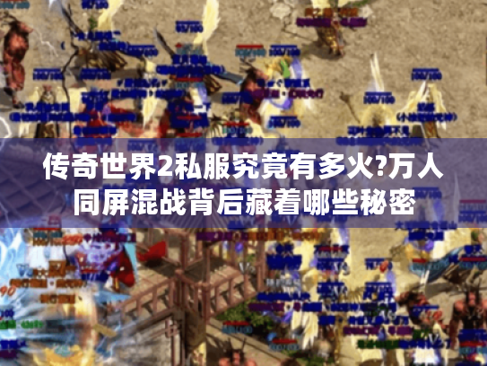 传奇世界2私服究竟有多火?万人同屏混战背后藏着哪些秘密