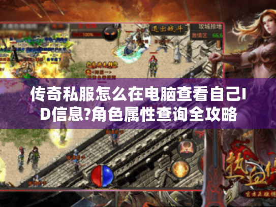传奇私服怎么在电脑查看自己ID信息?角色属性查询全攻略