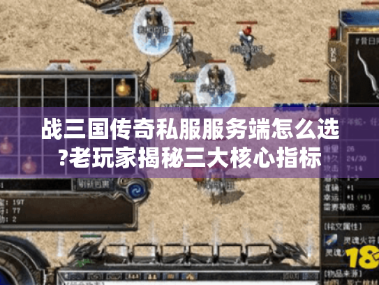 战三国传奇私服服务端怎么选?老玩家揭秘三大核心指标