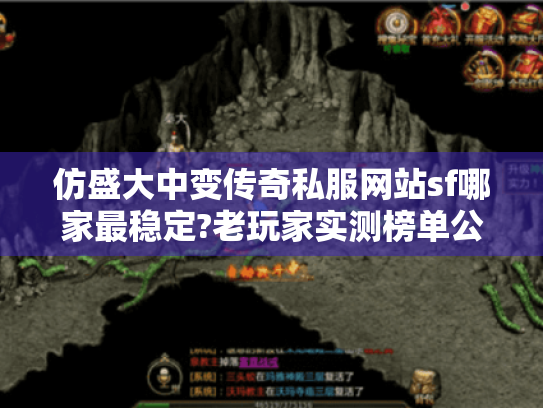 仿盛大中变传奇私服网站sf哪家最稳定?老玩家实测榜单公开