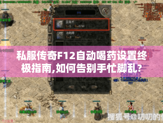私服传奇F12自动喝药设置终极指南,如何告别手忙脚乱?