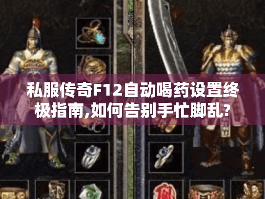 私服传奇F12自动喝药设置终极指南,如何告别手忙脚乱?