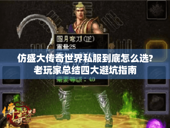 仿盛大传奇世界私服到底怎么选?老玩家总结四大避坑指南