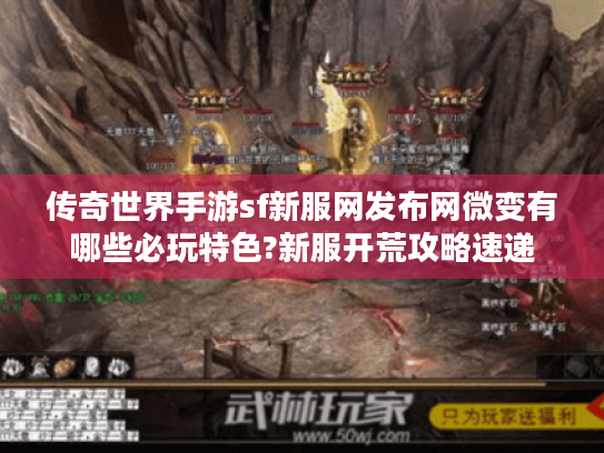 传奇世界手游sf新服网发布网微变有哪些必玩特色?新服开荒攻略速递