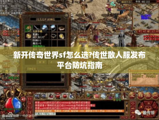 新开传奇世界sf怎么选?传世散人服发布平台防坑指南