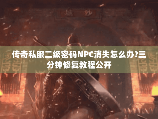 传奇私服二级密码NPC消失怎么办?三分钟修复教程公开