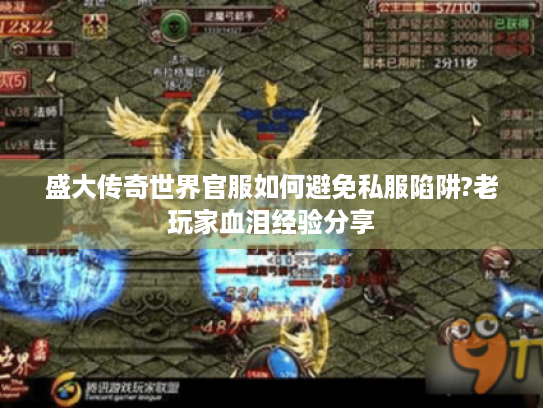 盛大传奇世界官服如何避免私服陷阱?老玩家血泪经验分享