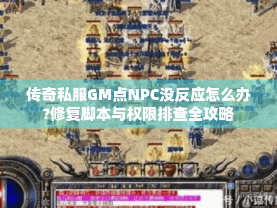 传奇私服GM点NPC没反应怎么办?修复脚本与权限排查全攻略