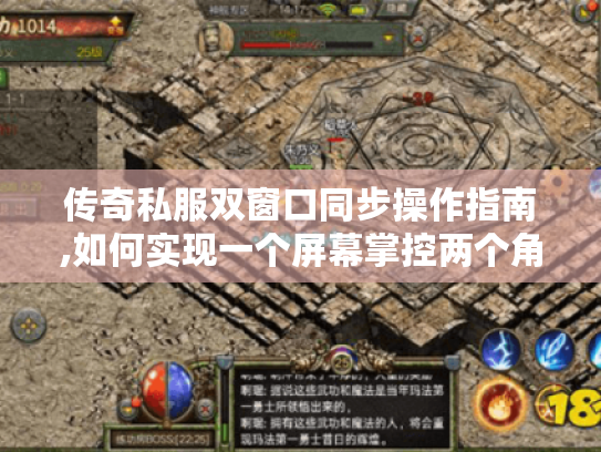 传奇私服双窗口同步操作指南,如何实现一个屏幕掌控两个角色 传奇私服双窗口同步操作指南,如何实现一个屏幕掌控两个角色