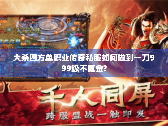 大杀四方单职业传奇私服如何做到一刀999级不氪金? 大杀四方单职业传奇私服如何做到一刀999级不氪金?