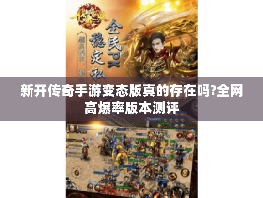 新开传奇手游变态版真的存在吗?全网高爆率版本测评