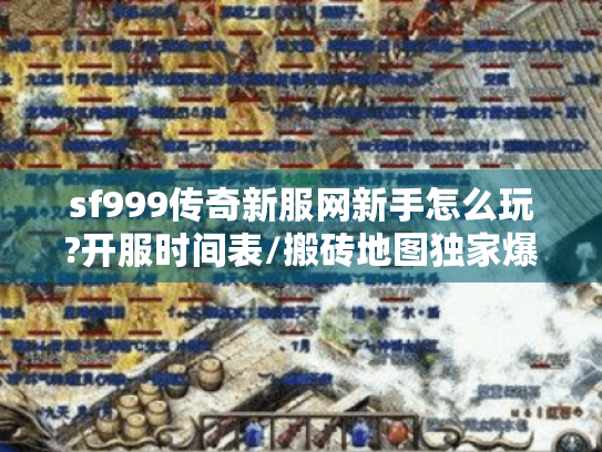 sf999传奇新服网新手怎么玩?开服时间表/搬砖地图独家爆料