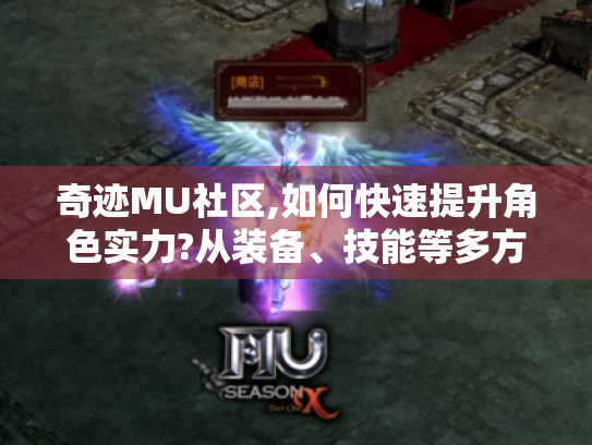 奇迹MU社区,如何快速提升角色实力?从装备、技能等多方面揭秘