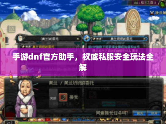 手游dnf官方助手，权威私服安全玩法全解