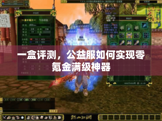 一盒评测，公益服如何实现零氪金满级神器