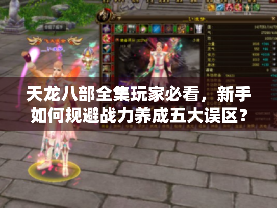 天龙八部全集玩家必看，新手如何规避战力养成五大误区？