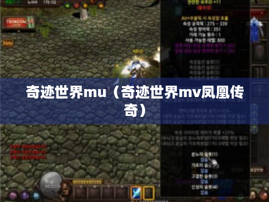 奇迹世界mu（奇迹世界mv凤凰传奇）