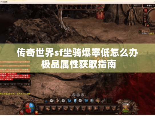 传奇世界sf坐骑爆率低怎么办 极品属性获取指南 传奇世界sf坐骑爆率低怎么办 极品属性获取指南