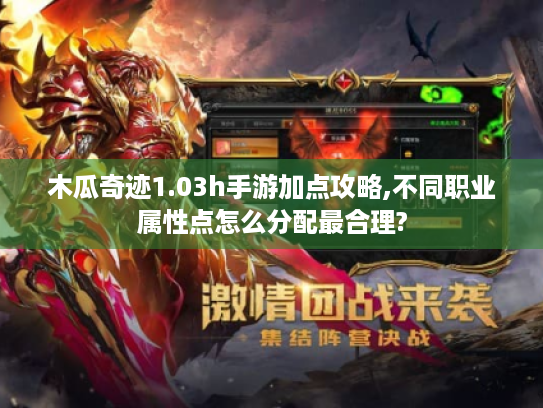 木瓜奇迹1.03h手游加点攻略,不同职业属性点怎么分配最合理? 木瓜奇迹1.03h手游加点攻略,不同职业属性点怎么分配最合理?