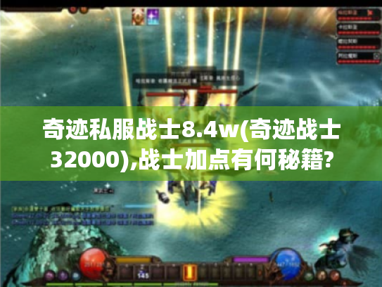 奇迹私服战士8.4w(奇迹战士32000),战士加点有何秘籍?