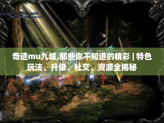 奇迹mu九城,那些你不知道的精彩 | 特色玩法、升级、社交、资源全揭秘