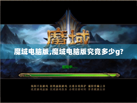 魔域电脑版,魔域电脑版究竟多少g?