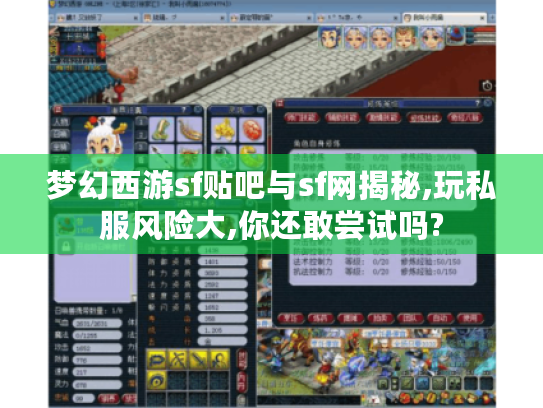 梦幻西游sf贴吧与sf网揭秘,玩私服风险大,你还敢尝试吗?