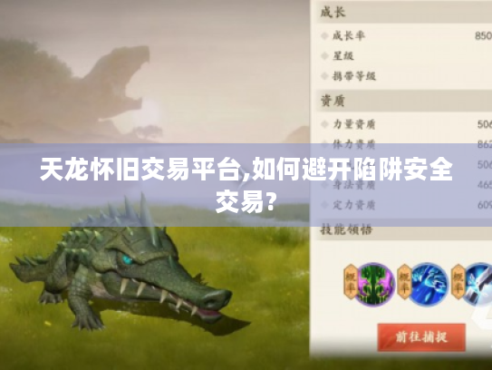 天龙怀旧交易平台,如何避开陷阱安全交易?