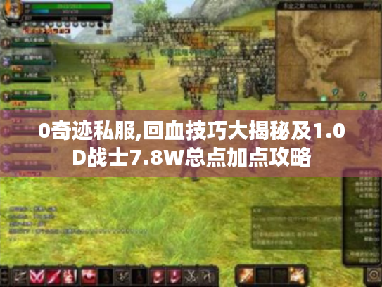 0奇迹私服,回血技巧大揭秘及1.0D战士7.8W总点加点攻略