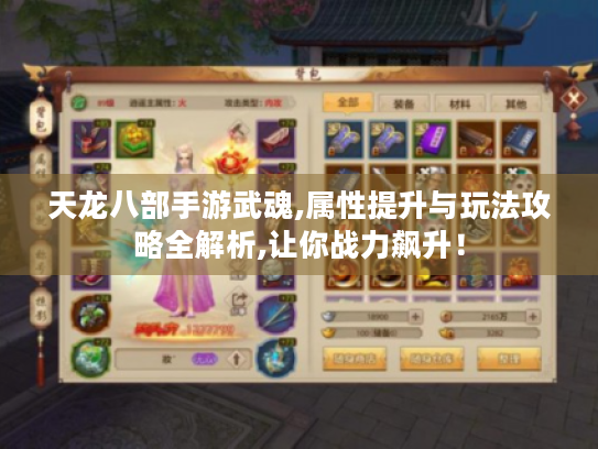 天龙八部手游武魂,属性提升与玩法攻略全解析,让你战力飙升！