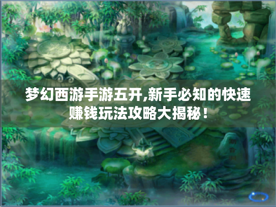梦幻西游手游五开,新手必知的快速赚钱玩法攻略大揭秘！