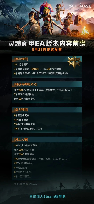 《灵魂面甲》9月17日TapTap PC首发，生存沙盒国产佳作，预购享5折优惠，惊喜白送活动来袭！