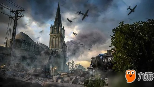 《使命召唤14》新地图：伦敦码头空袭后惊现战火遗迹