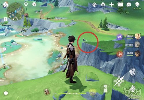 《原神》蓝野生物全图攻略：第三日寻宝秘境揭秘