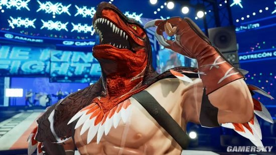 《拳皇15》恐龙之王新角色曝光：重型选手震撼登场