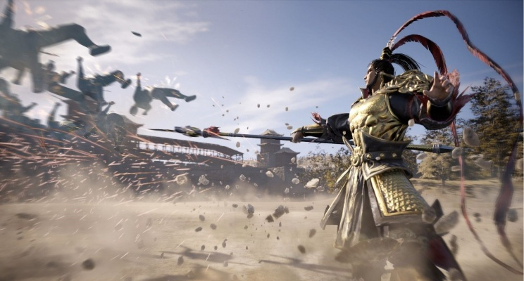 《真三国无双8》吕布黄金铠甲揭秘：霸气无双，武力巅峰！