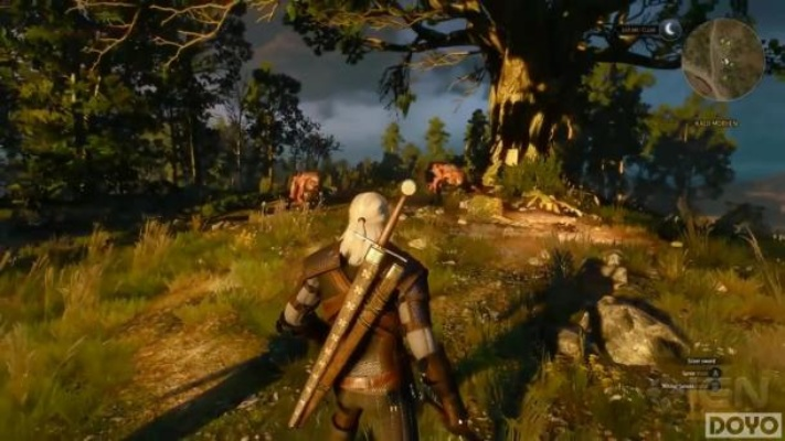 《巫师3》首15分钟演示：荒野狩猎惊艳，绝美风景抢先看