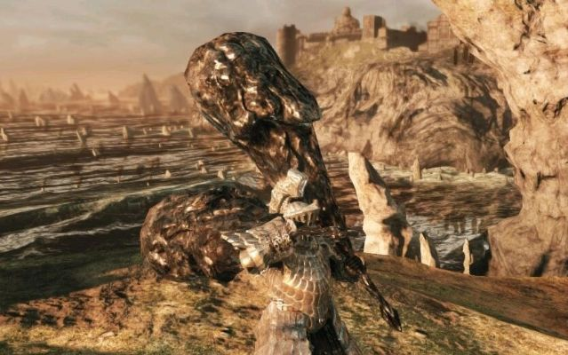 《黑暗之魂2》废案BOSS曝光!背负高塔的史诗级寄居蟹 《黑暗之魂2》废案BOSS曝光!背负高塔的史诗级寄居蟹