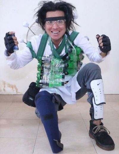 日本小哥COS《Apex英雄》道具简陋却神还原!玩家热议 日本小哥COS《Apex英雄》道具简陋却神还原!玩家热议