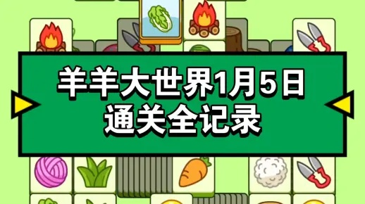 《羊了个羊》羊羊大世界通关秘籍！5月31日挑战必看攻略