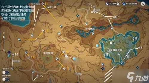 《原神》星轨王城宝藏地图,4.8星宝箱位置速查攻略 《原神》星轨王城宝藏地图,4.8星宝箱位置速查攻略