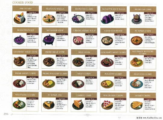 《塞尔达传说》228道料理秘籍大公开!效果视频抢先看 《塞尔达传说》228道料理秘籍大公开!效果视频抢先看