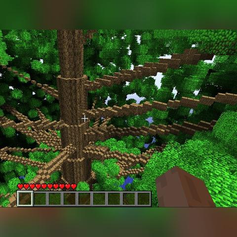 《Minecraft》树下建筑攻略：创意房屋建造技巧揭秘
